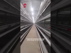 Χ τύπων σύγχρονος εξοπλισμός Emily κλουβιών κοτόπουλου 25000 πουλιών αυτόματος