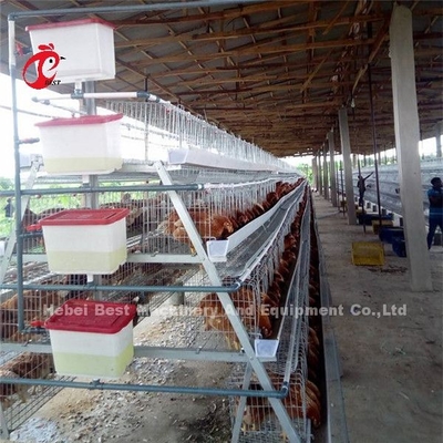 3.5mm 3 σειρές 4 σύστημα κλουβιών μπαταριών πουλερικών σειρών 20 έτη διάρκειας ζωής στη Νιγηρία Ada