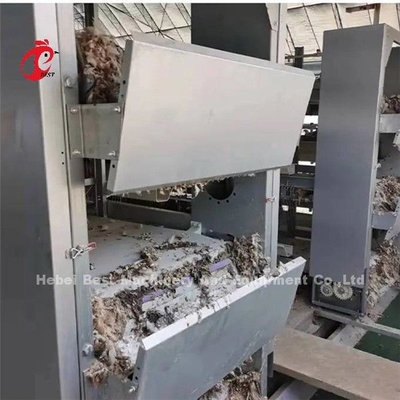 380V αγροτική μεταλλουργική ξύστρα κοτόπουλου πουλερικών και αυτόματη μηχανή Ada αφαίρεσης λιπάσματος ζωνών