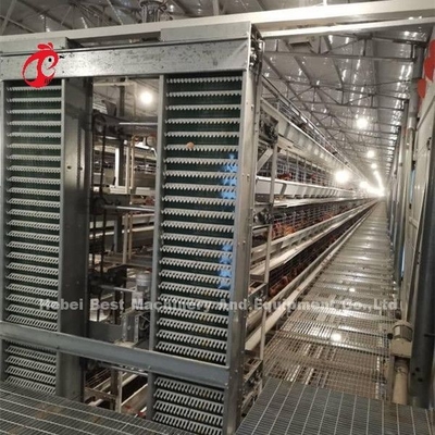 Ζεστό βαθύ γαλβανισμένο στρώμα κλουβί πουλερικών για 20.000 πουλιά