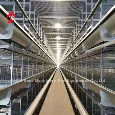 Πλήρης ένας αυτόματος κλουβιών μπαταριών κοτόπουλου στρώματος τύπων για το μεγάλο αγρόκτημα Adela